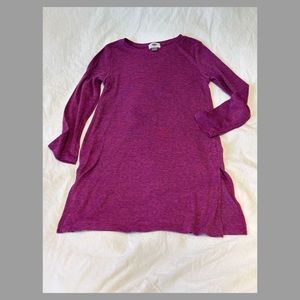 *5 for $25 SALE!* Old Navy waffle long sleeve tunic, side slits Sz Med. GUC! S/F